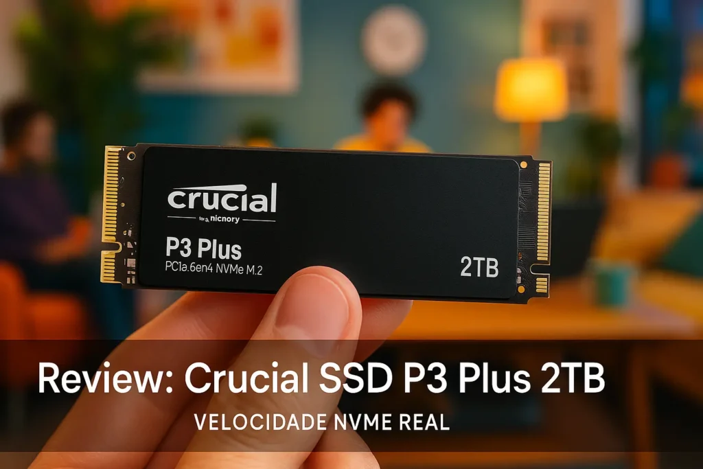 Crucial SSD P3 Plus 2TB: Velocidade NVMe Real