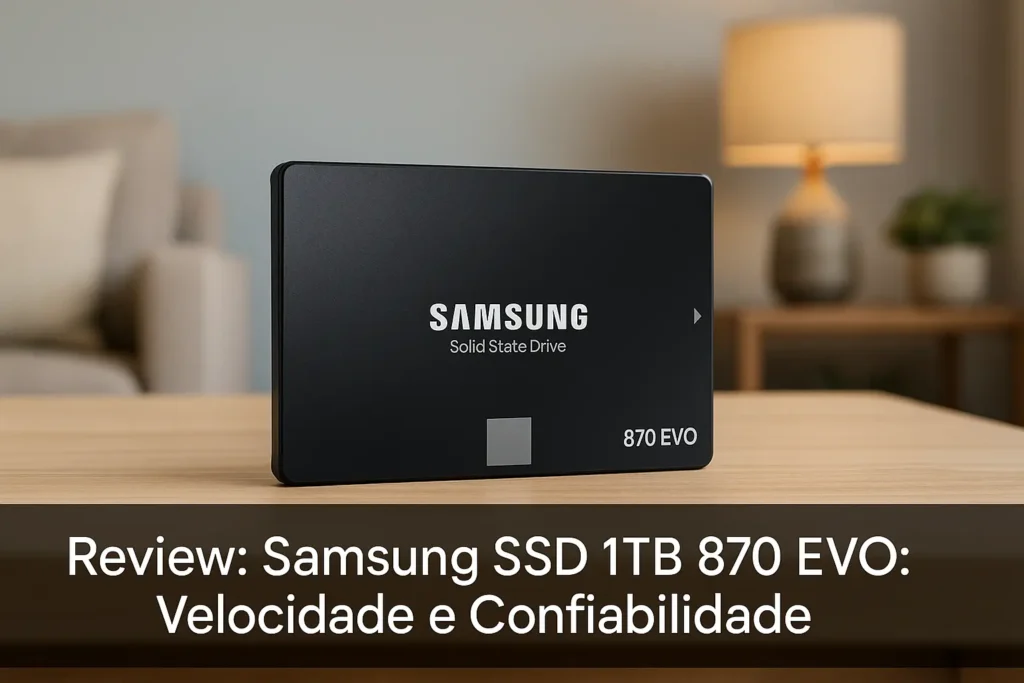 Samsung SSD 1TB 870 EVO: Velocidade e Confiabilidade