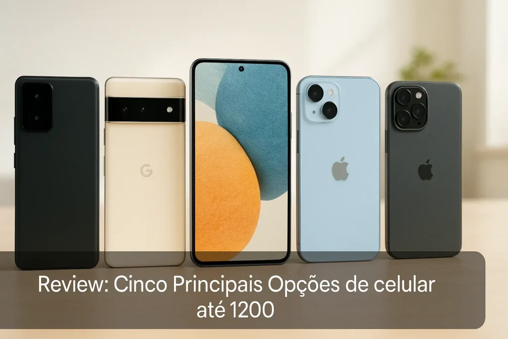 Cinco Principais Opções de celular ate 1200