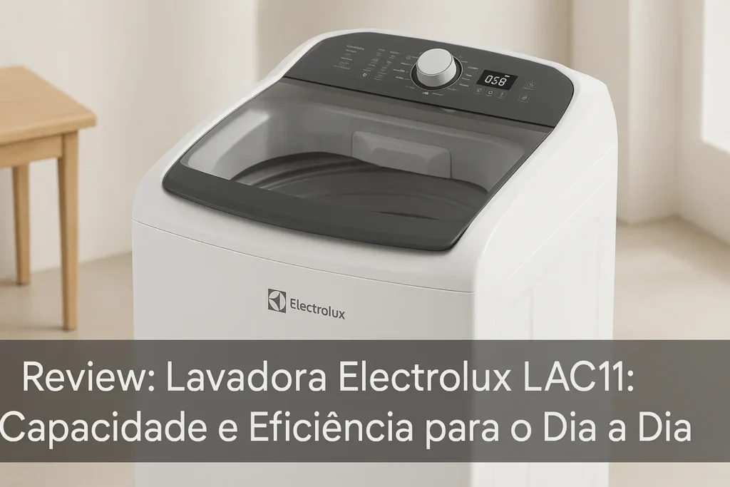 Lavadora Electrolux LAC11: Capacidade e Eficiência para o Dia a Dia