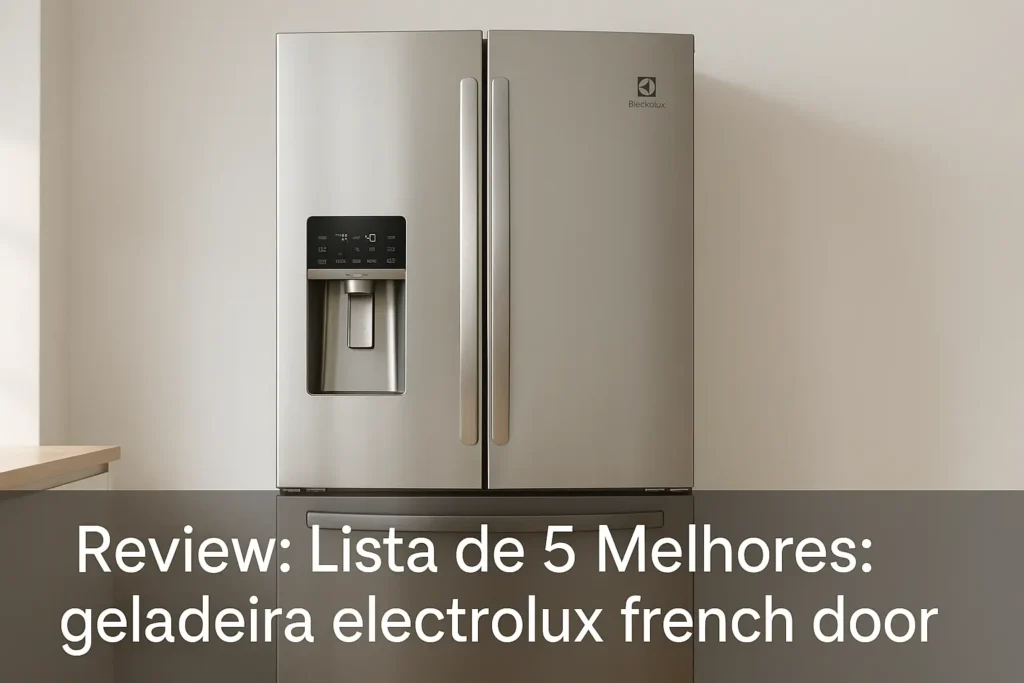 Lista de 5 Melhores: geladeira electrolux french door