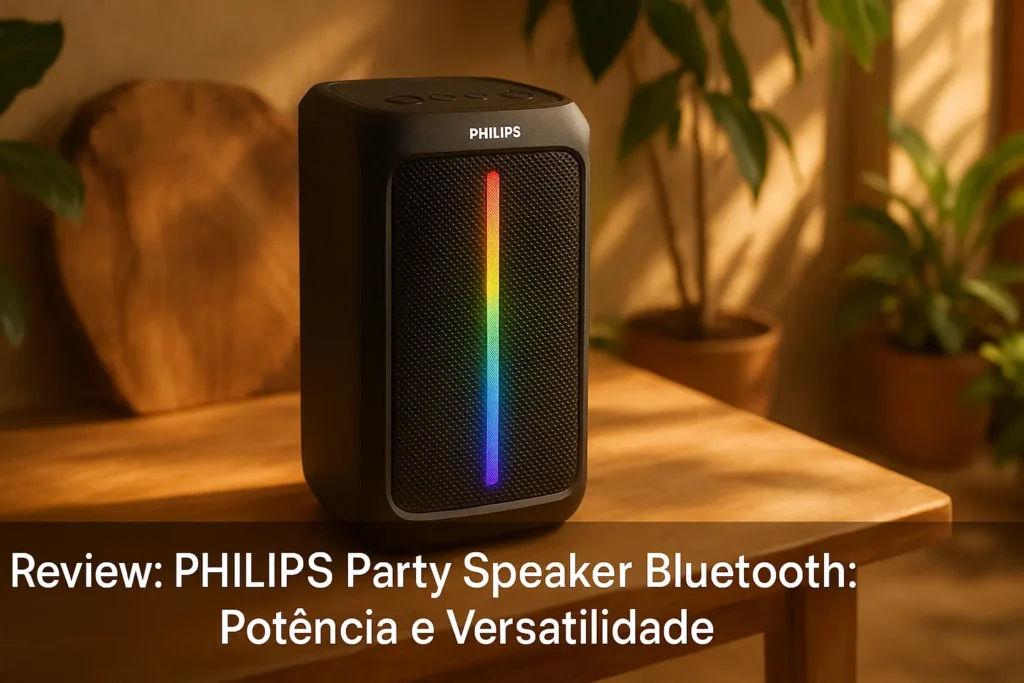 PHILIPS Party Speaker Bluetooth: Potência e Versatilidade