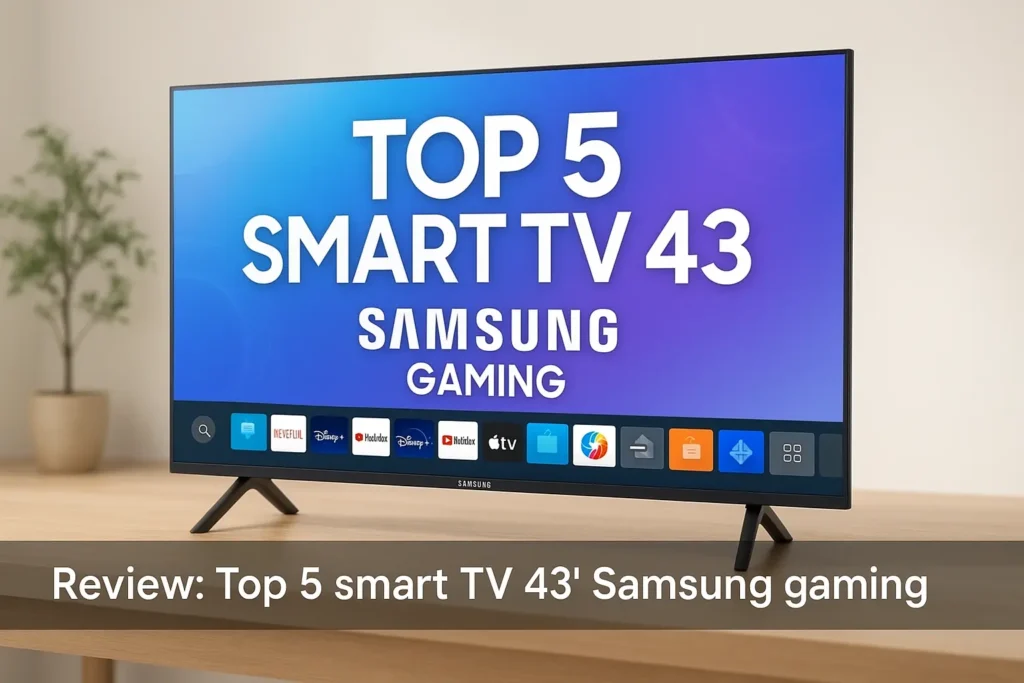 Top 5  smart TV 43′ Samsung gaming