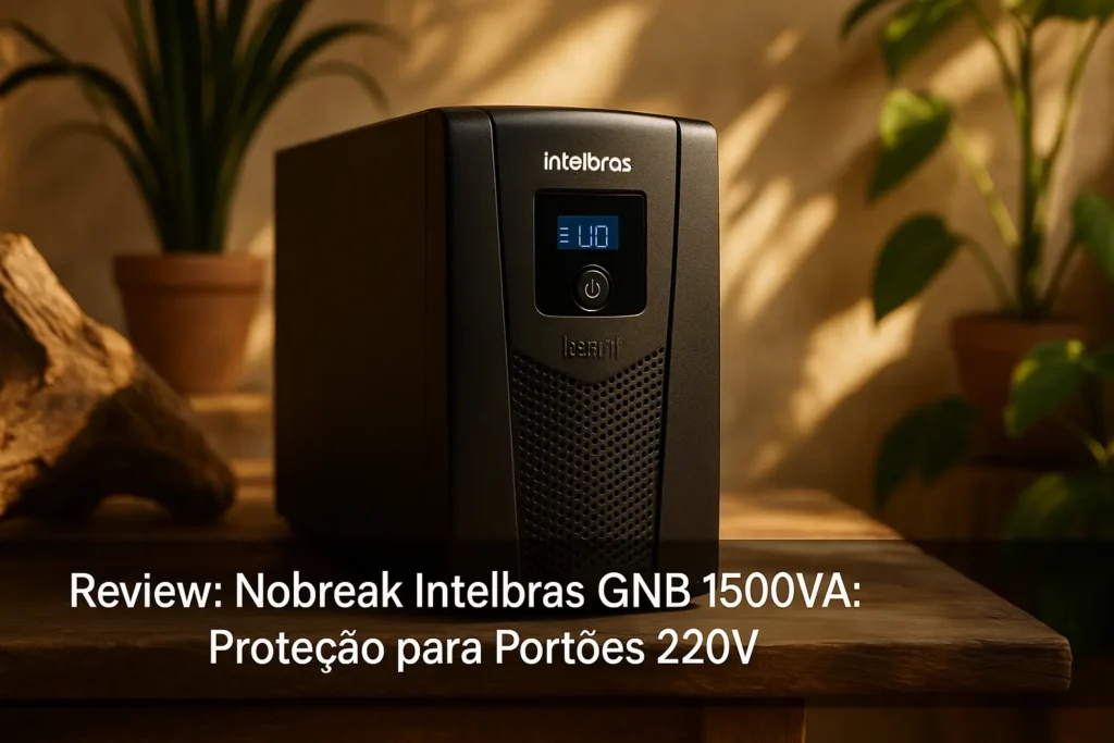 Nobreak Intelbras GNB 1500VA: Proteção para Portões 220V