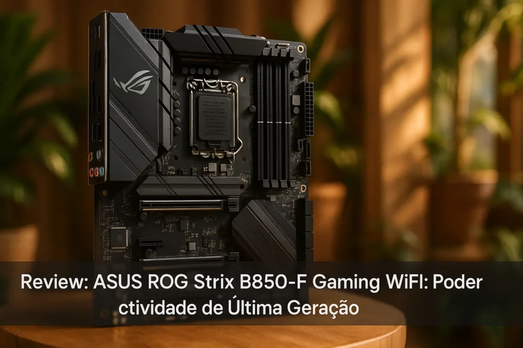 ASUS ROG Strix B850-F Gaming WiFi: Poder e Conectividade de Última Geração