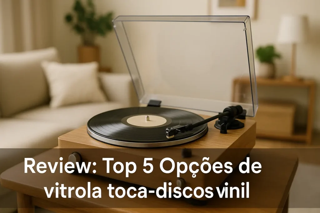 Top 5 Opções de vitrola toca discos vinil
