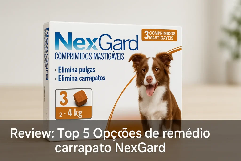 Top 5 Opções de remédio carrapato nexgard