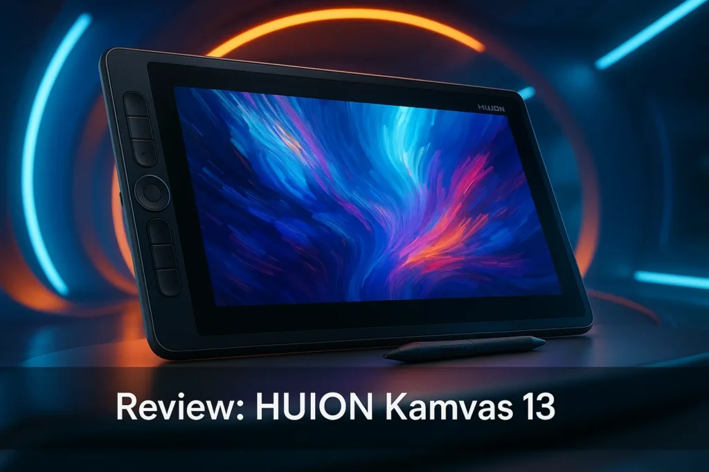 HUION Kamvas 13: tablet gráfico 2 em 1 com 8 atalhos