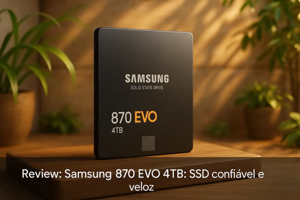 Samsung 870 EVO 4TB: SSD confiável e veloz