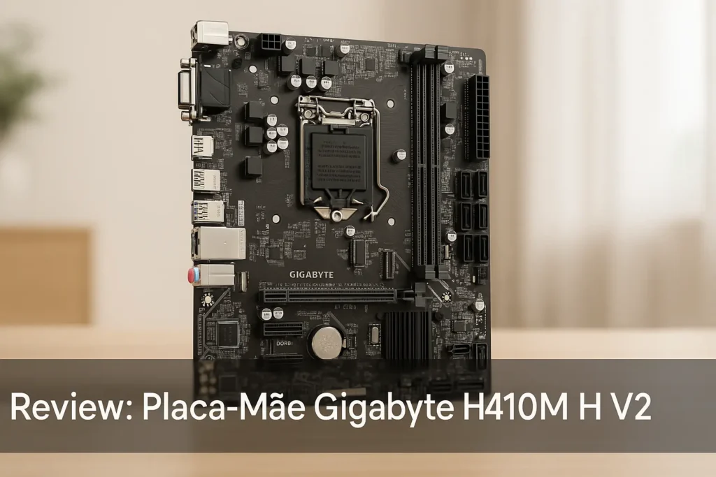 Placa Mãe Gigabyte H410M H V2: micro ATX com DDR4 e M.2