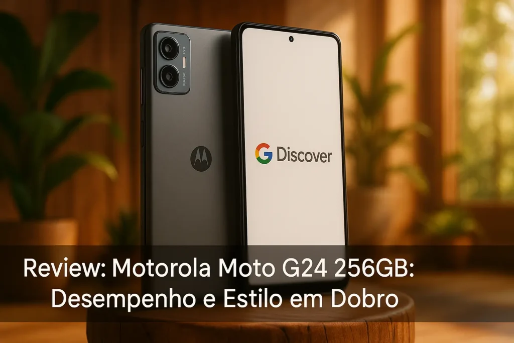 Motorola Moto G24 256GB: Desempenho e Estilo em Dobro
