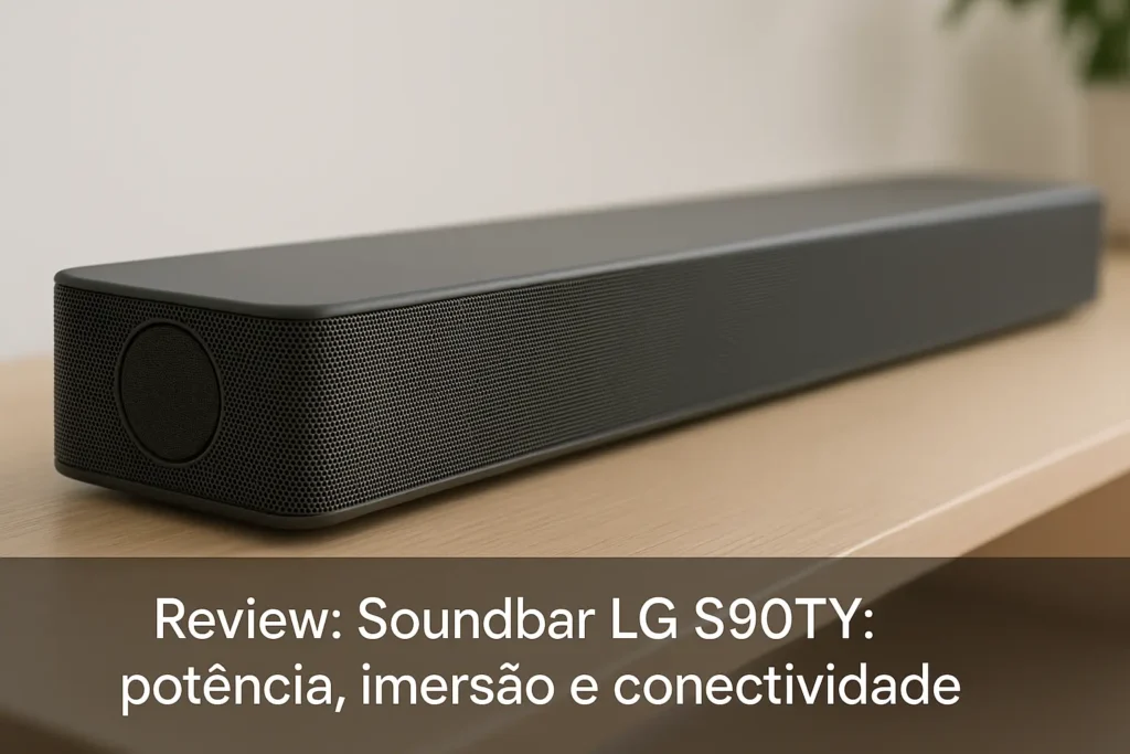 Soundbar LG S90TY: potência, imersão e conectividade