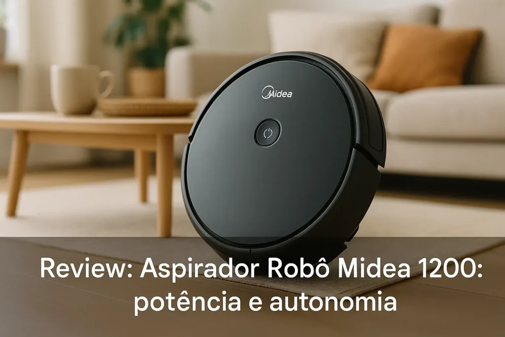 Aspirador Robô Midea 1200: potência e autonomia