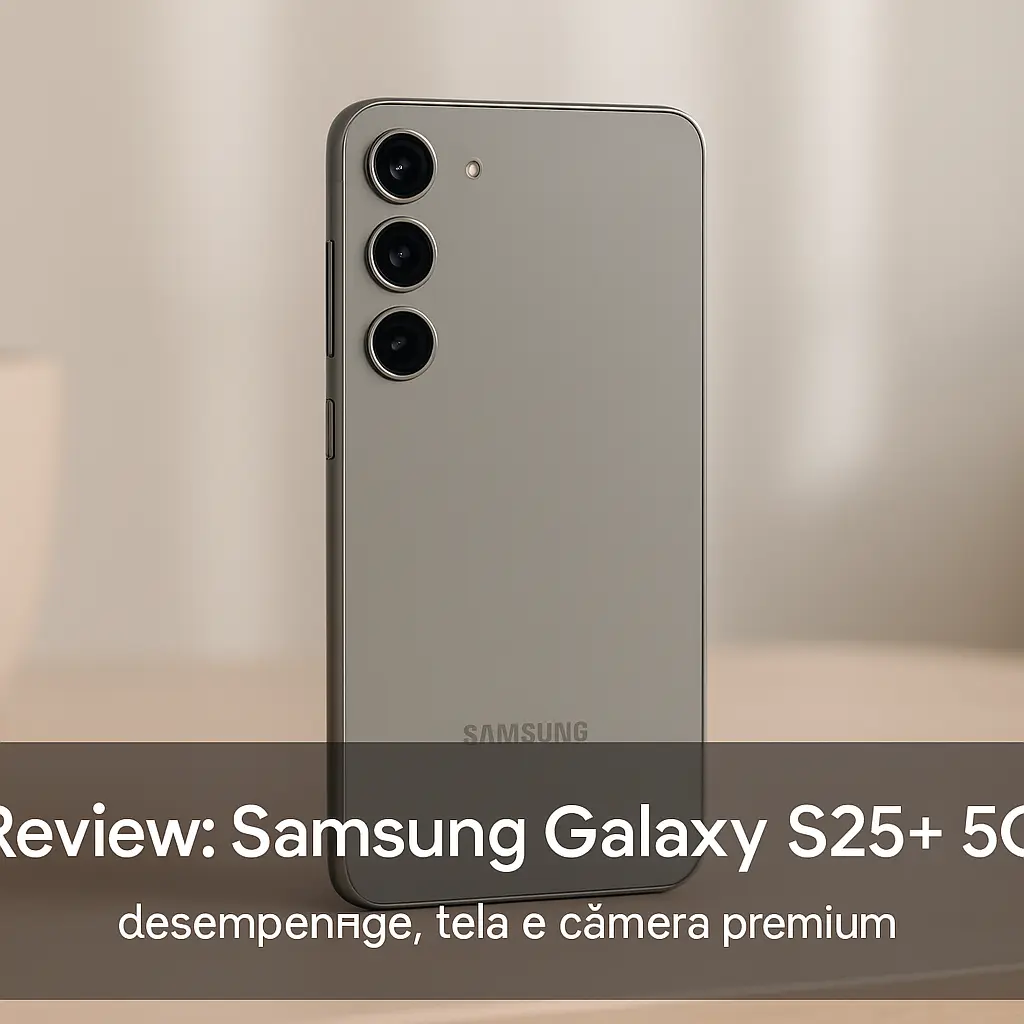 Samsung Galaxy S25+ 5G: desempenho, tela e câmera premium