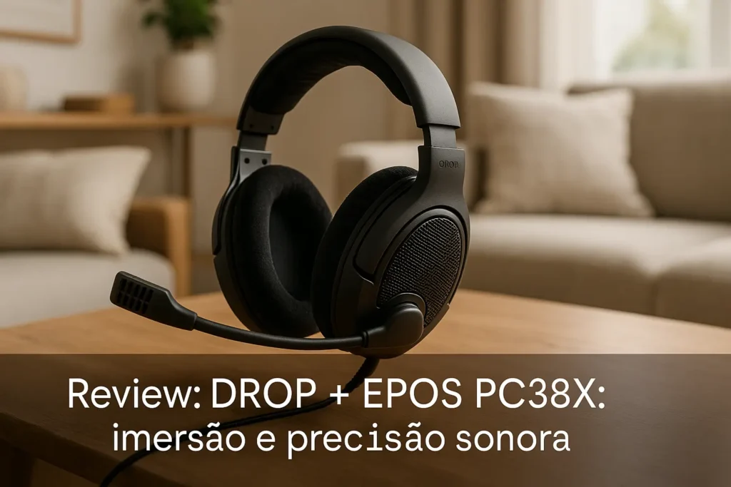DROP + EPOS PC38X: imersão e precisão sonora