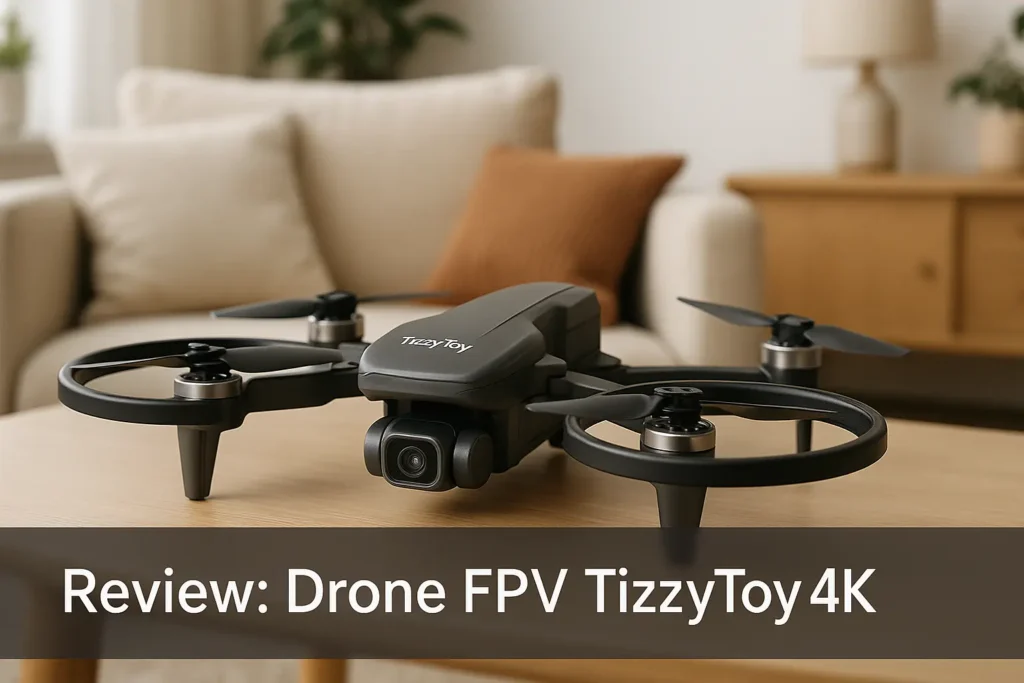 Drone FPV TizzyToy 4K: 40 min de voo e motor sem escovas