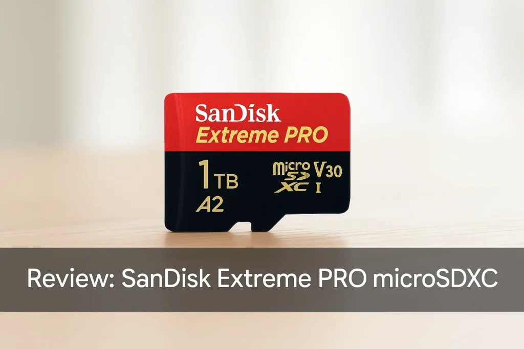 SanDisk Extreme PRO microSDXC 1 TB: alta performance portátil