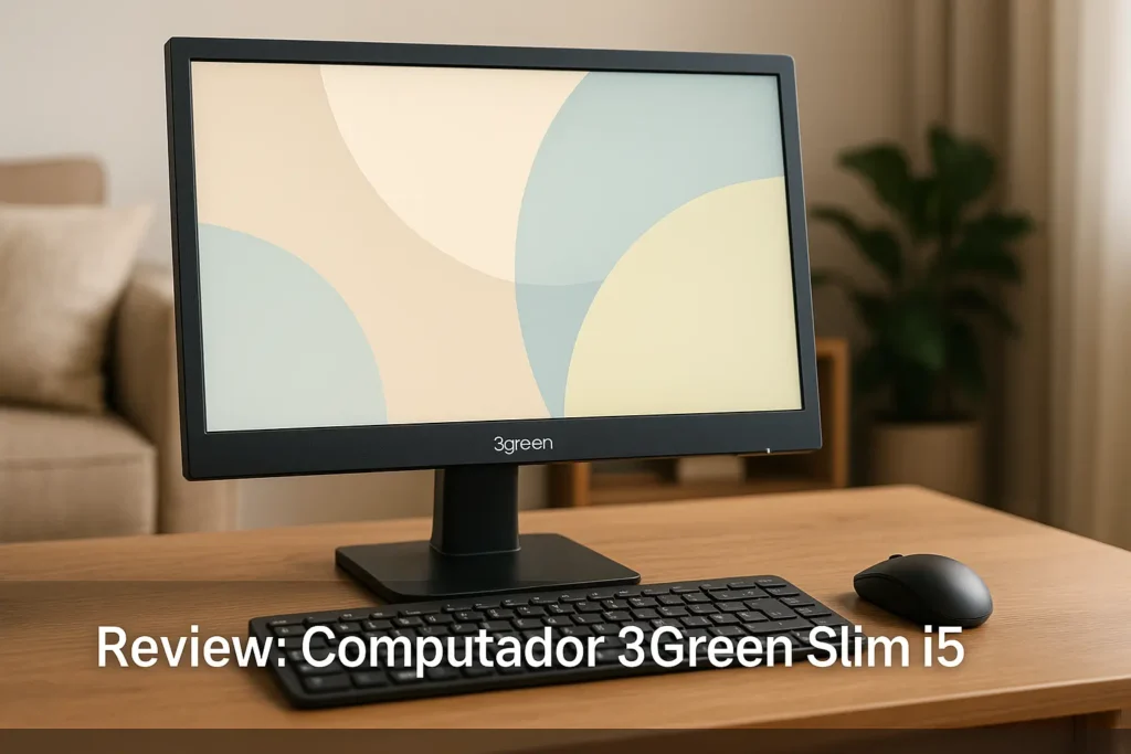 Computador 3Green Slim i5: compacto, veloz e com tela 19"