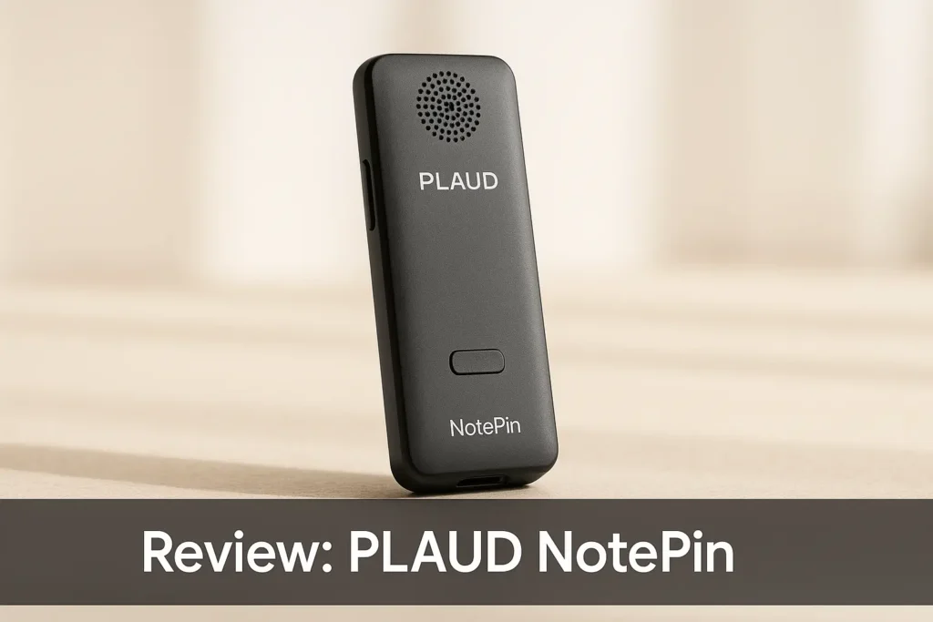 PLAUD NotePin: gravador inteligente com IA e 64 GB