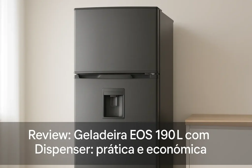 Geladeira EOS 190L com Dispenser: prática e econômica
