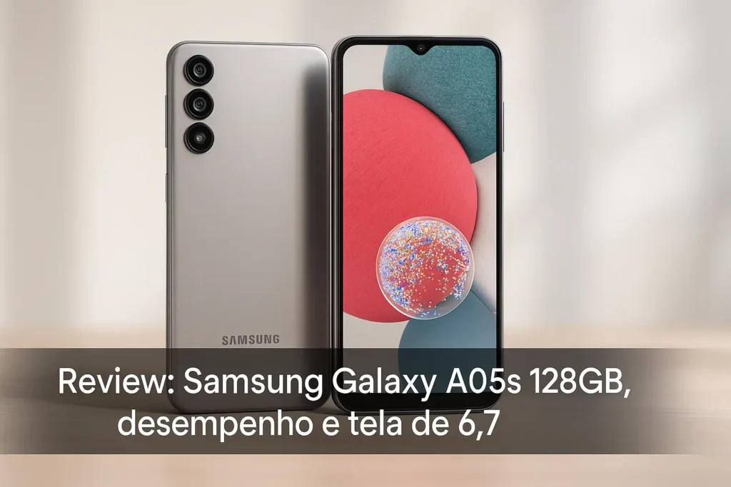 Samsung Galaxy A05s 128GB: desempenho e tela de 6,7”