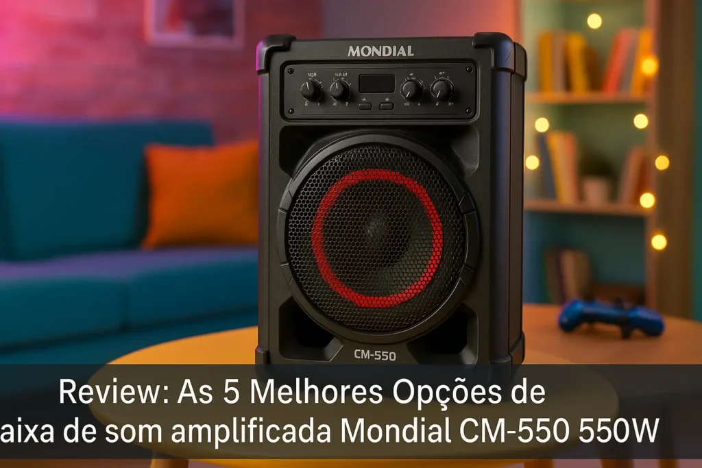 As 5 Melhores Opções de Caixa de som amplificada Mondial cm-550 550w