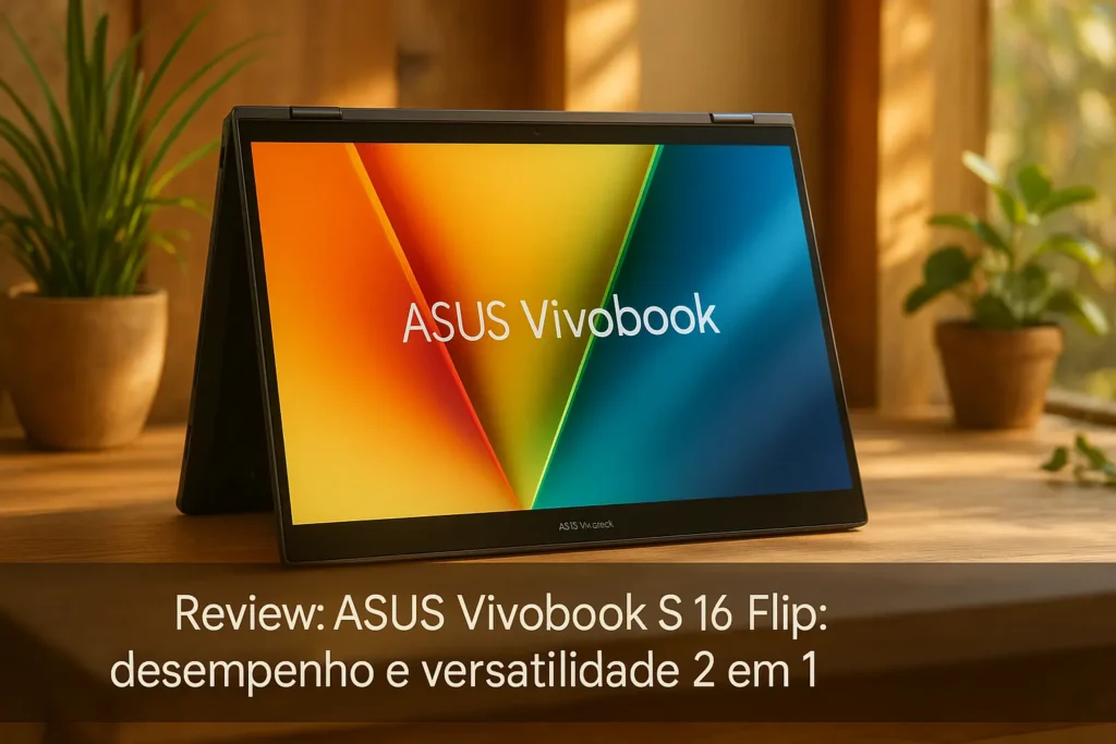 ASUS Vivobook S 16 Flip: desempenho e versatilidade 2 em 1