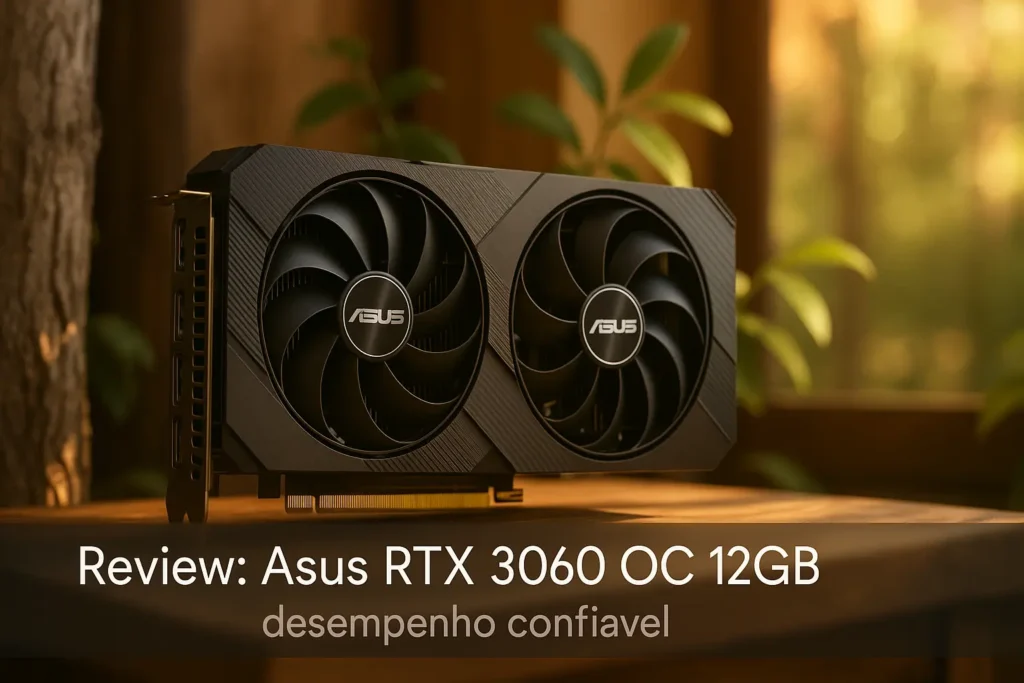 Placa de vídeo Asus RTX 3060 OC 12GB: desempenho confiável