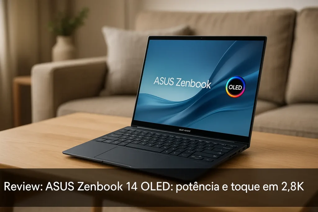 ASUS Zenbook 14 Oled: potência e toque em 2.8K