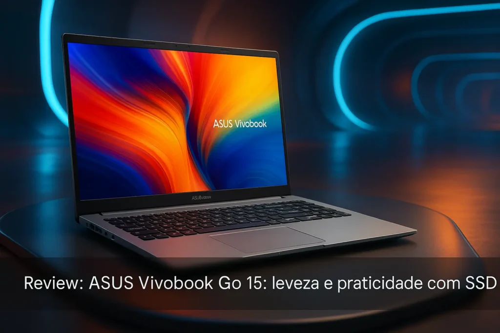 ASUS Vivobook GO 15: leveza e praticidade com SSD