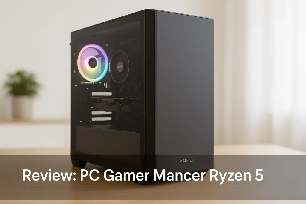 PC Gamer Mancer Ryzen 5: desempenho completo com custo-benefício