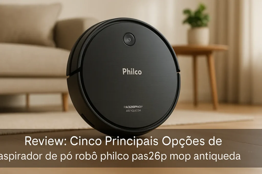 Cinco Principais Opções de aspirador de pó robo philco pas26p mop antiqueda bivolt