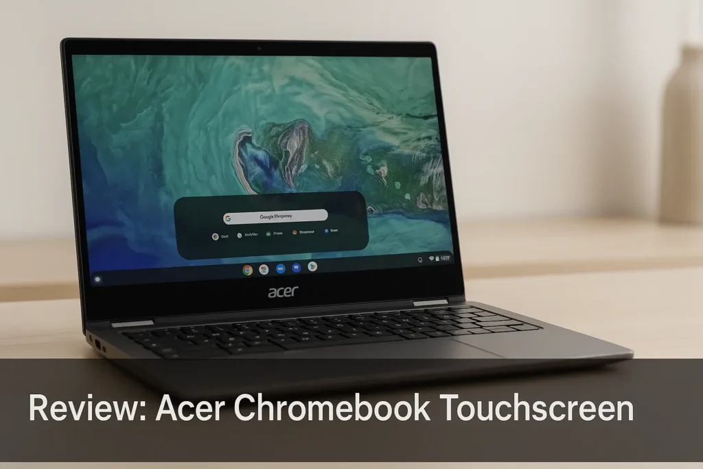 Acer Chromebook Touchscreen: leve, prático e eficiente