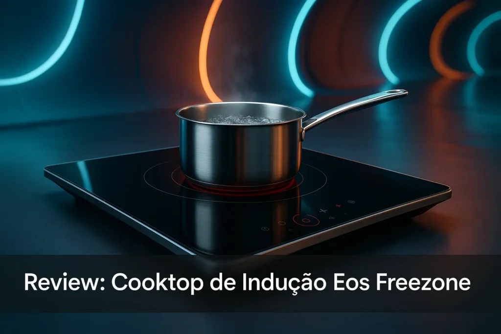 Cooktop de Indução Eos Freezone: potência e sofisticação