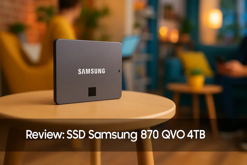 SSD Samsung 870 QVO 4TB: mais espaço e confiabilidade
