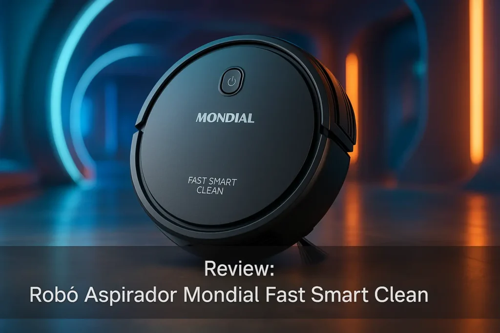 Robô Aspirador Mondial Fast Smart Clean: compacto e funcional