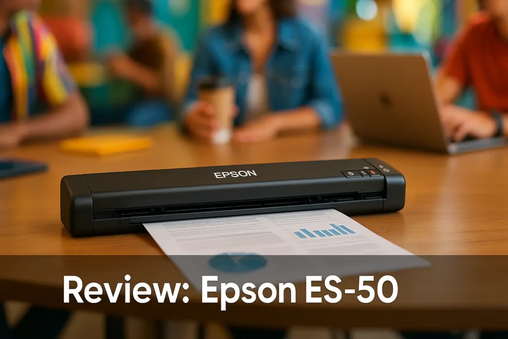 Scanner Epson ES50: leve, portátil e eficiente