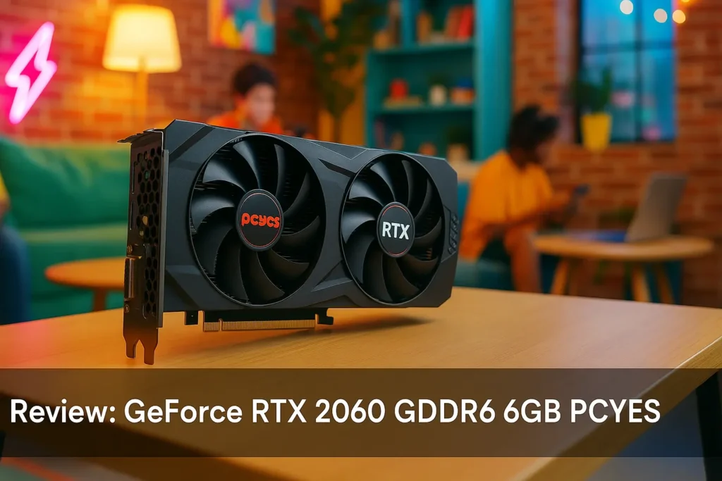 GeForce RTX 2060 GDDR6 6GB PCYES: desempenho confiável