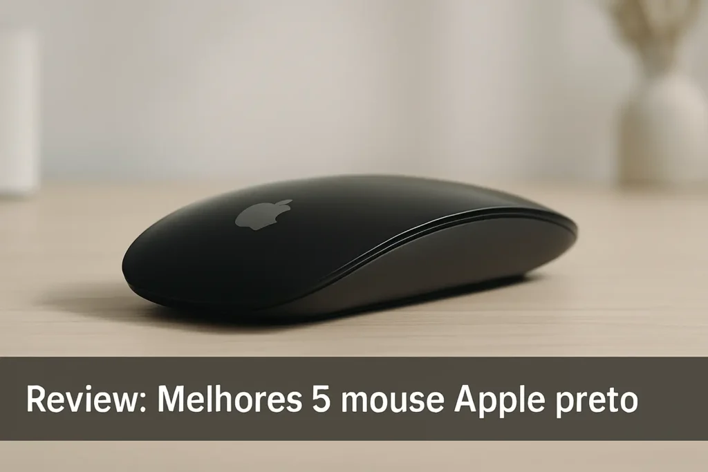 Melhores 5 mouse Apple preto
