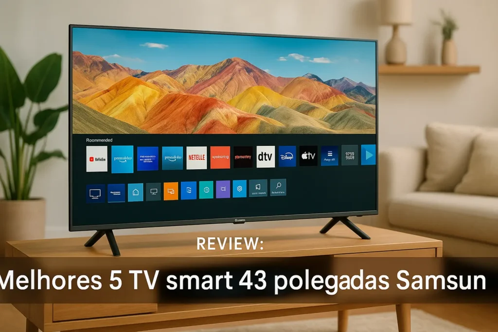 Melhores 5 TV smart 43 polegadas Samsung