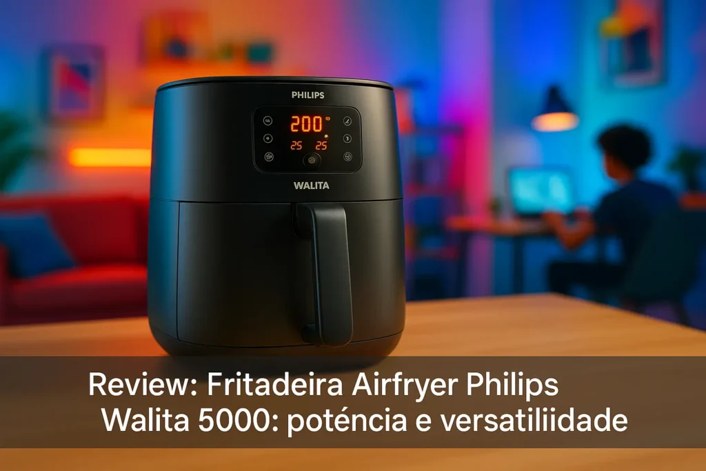 Fritadeira Airfryer Philips Walita 5000: potência e versatilidade