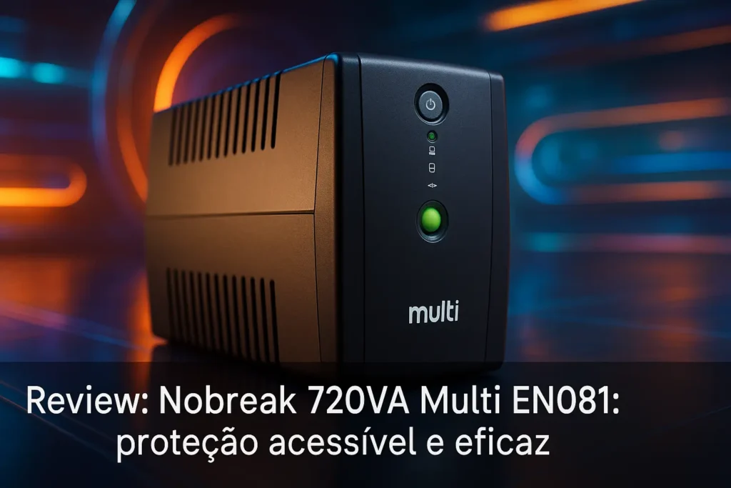 Nobreak 720VA Multi EN081: proteção acessível e eficaz
