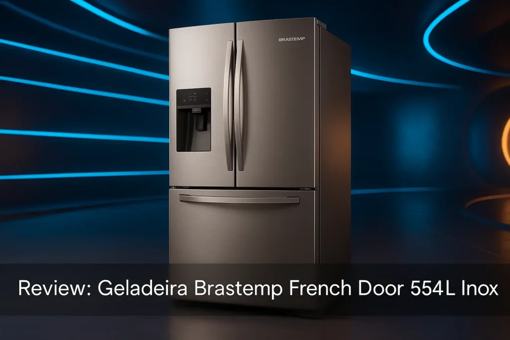 Geladeira Brastemp French Door 554L Inox: eficiência e sofisticação