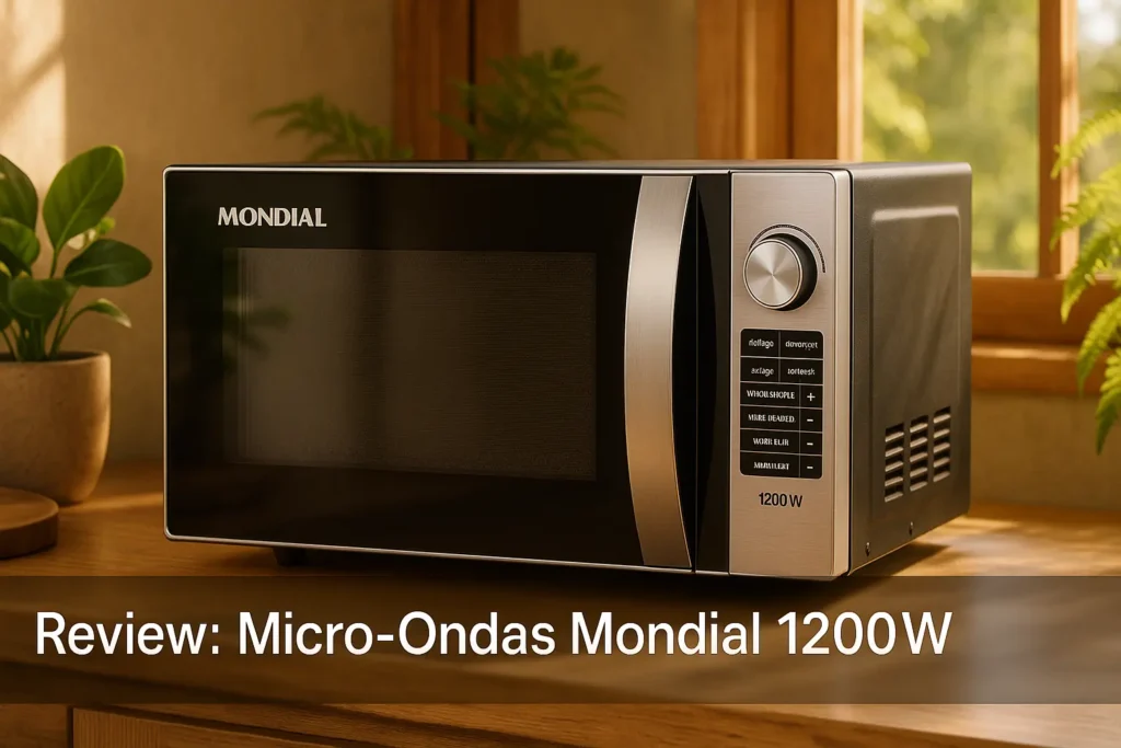 Micro-Ondas Mondial 1200W: potência e praticidade para sua cozinha