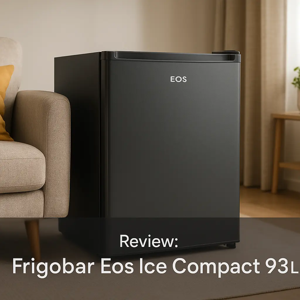 Frigobar Eos Ice Compact 93L: silencioso, compacto e ecológico