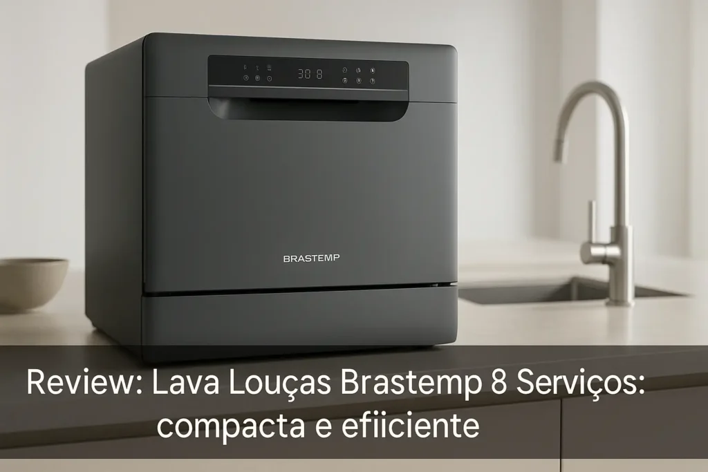 Lava Louças Brastemp 8 Serviços: compacta e eficiente
