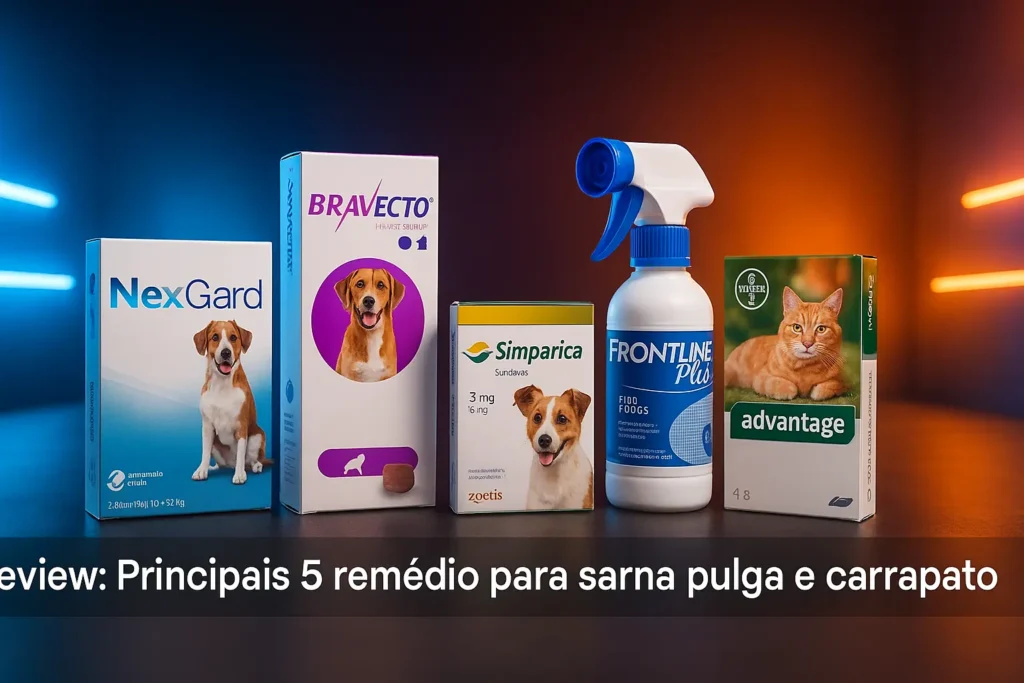 Principais 5 remedio para sarna pulga e carrapato