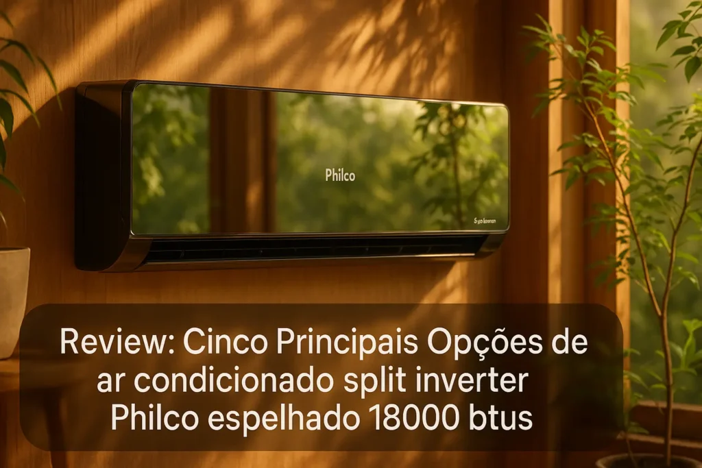 Cinco Principais Opções de ar condicionado split inverter Philco espelhado 18000 btus