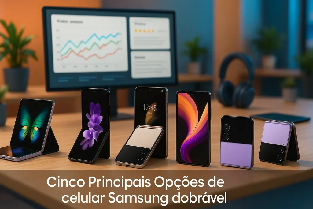 Cinco Principais Opções de celular Samsung dobravel