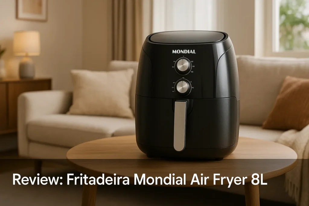 Fritadeira Mondial Air Fryer 8L: potente, prática e saudável